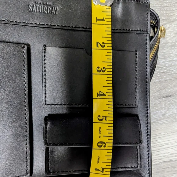Kate Spade Saturday Crossbody Bag Black Leather Utility - Picture 13 of 13